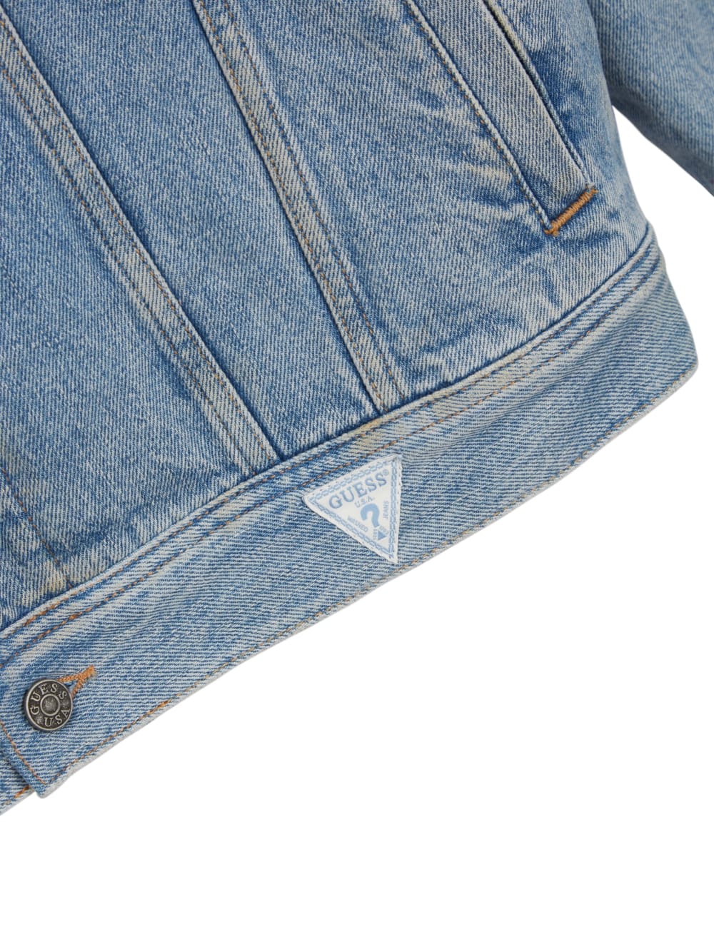 Blue Denim Sherpa Jacket