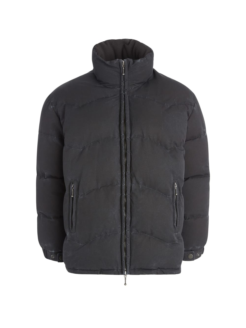 brushed twill puffer