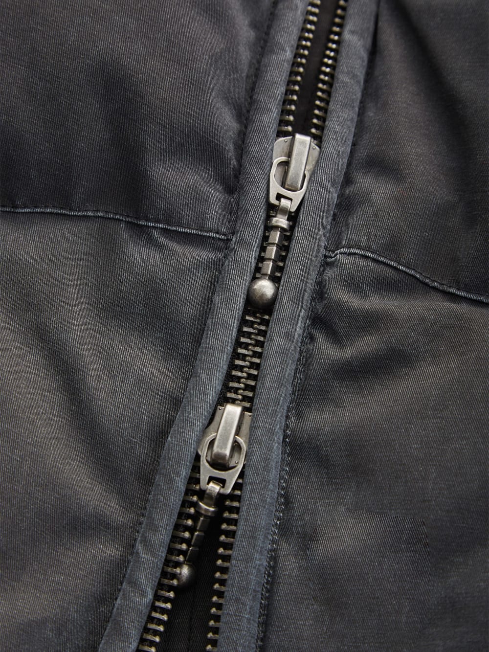 brushed twill puffer