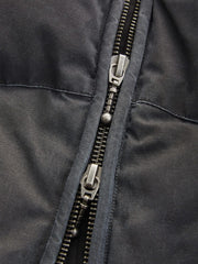 brushed twill puffer