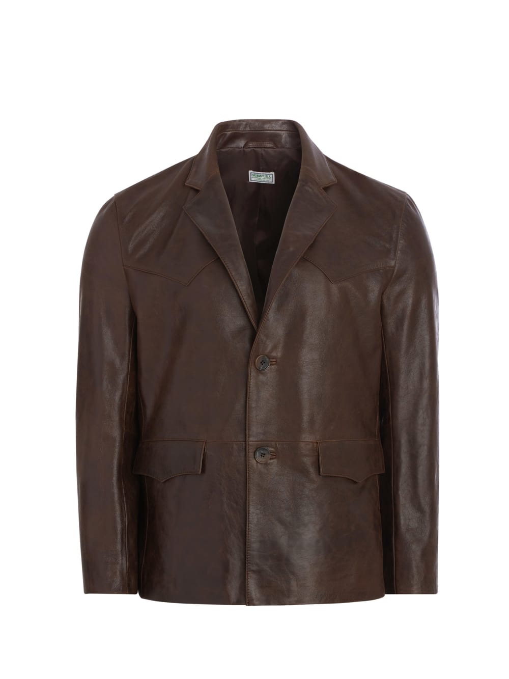 leather blazer