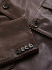 leather blazer