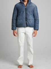Denim Puffer Jacket