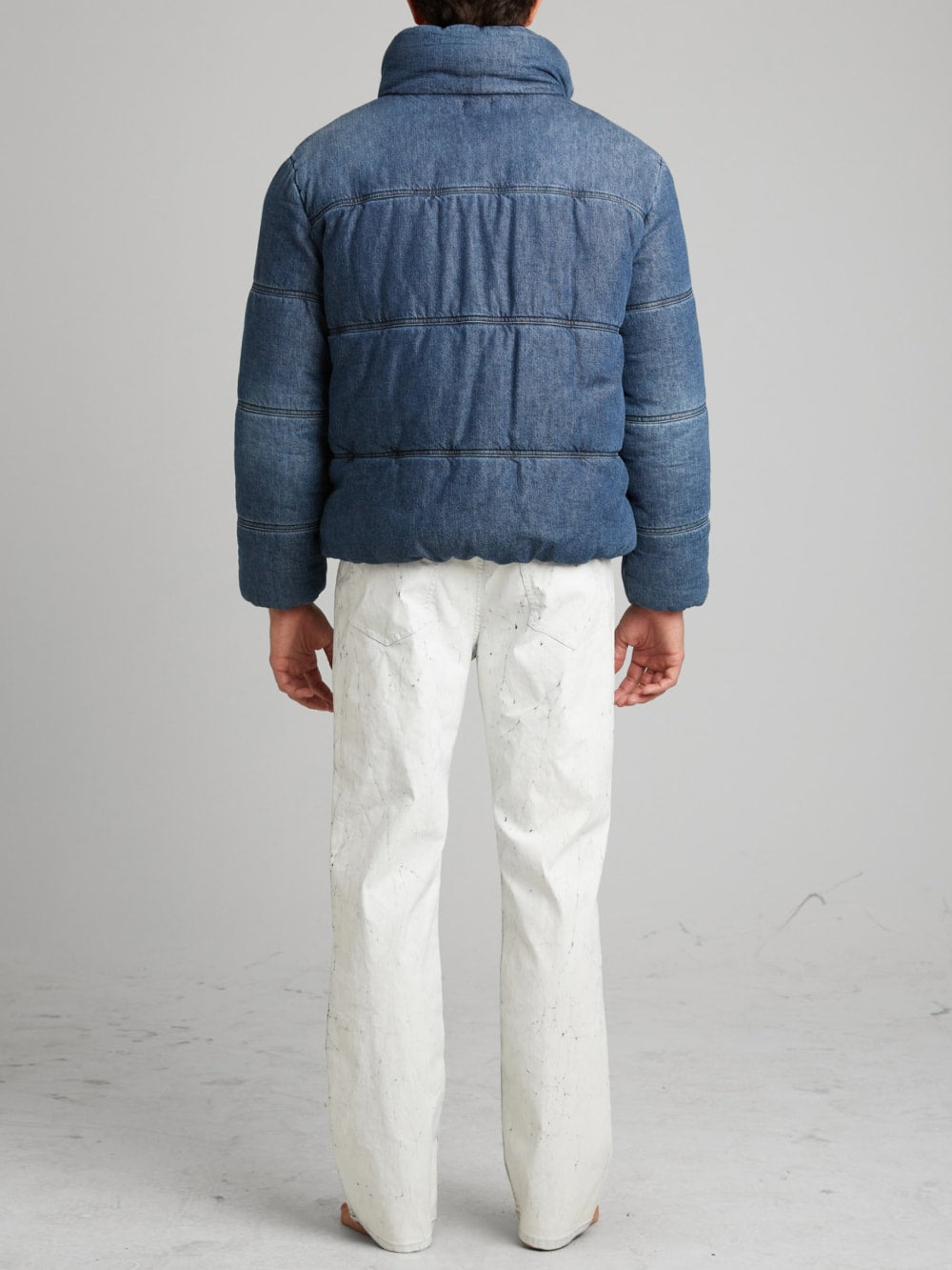 Denim Puffer Jacket