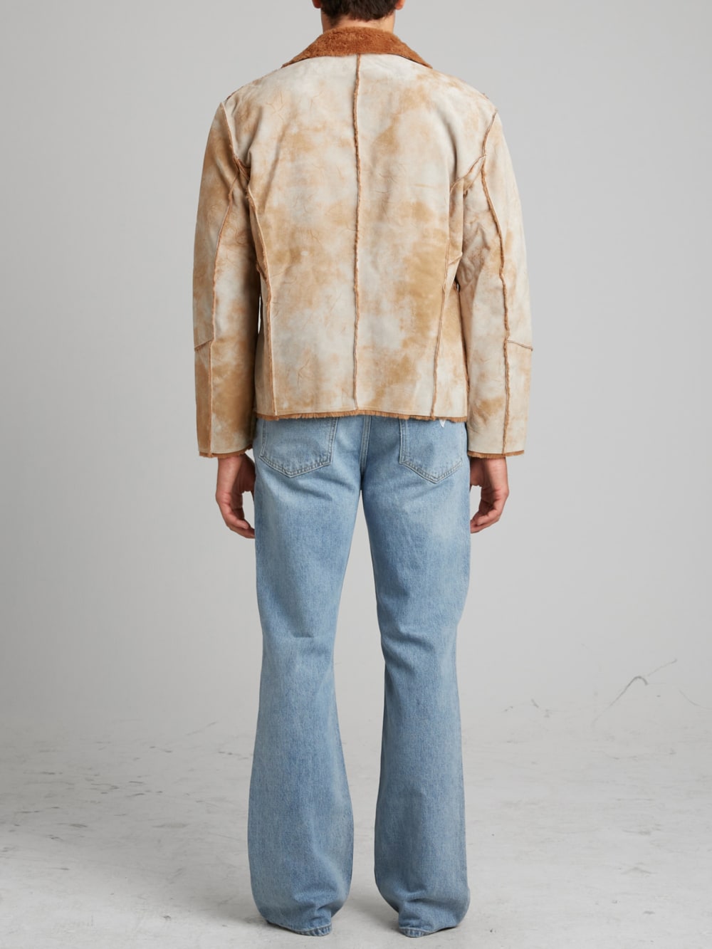 Leather Sherpa Jacket