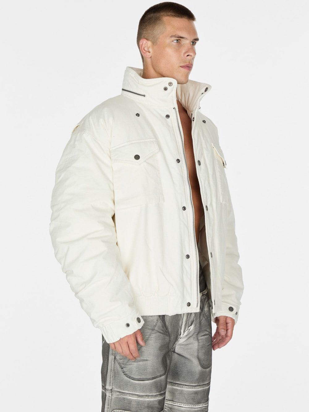cotton ripstop parka jacket