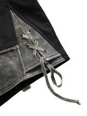 nylon moto jacket