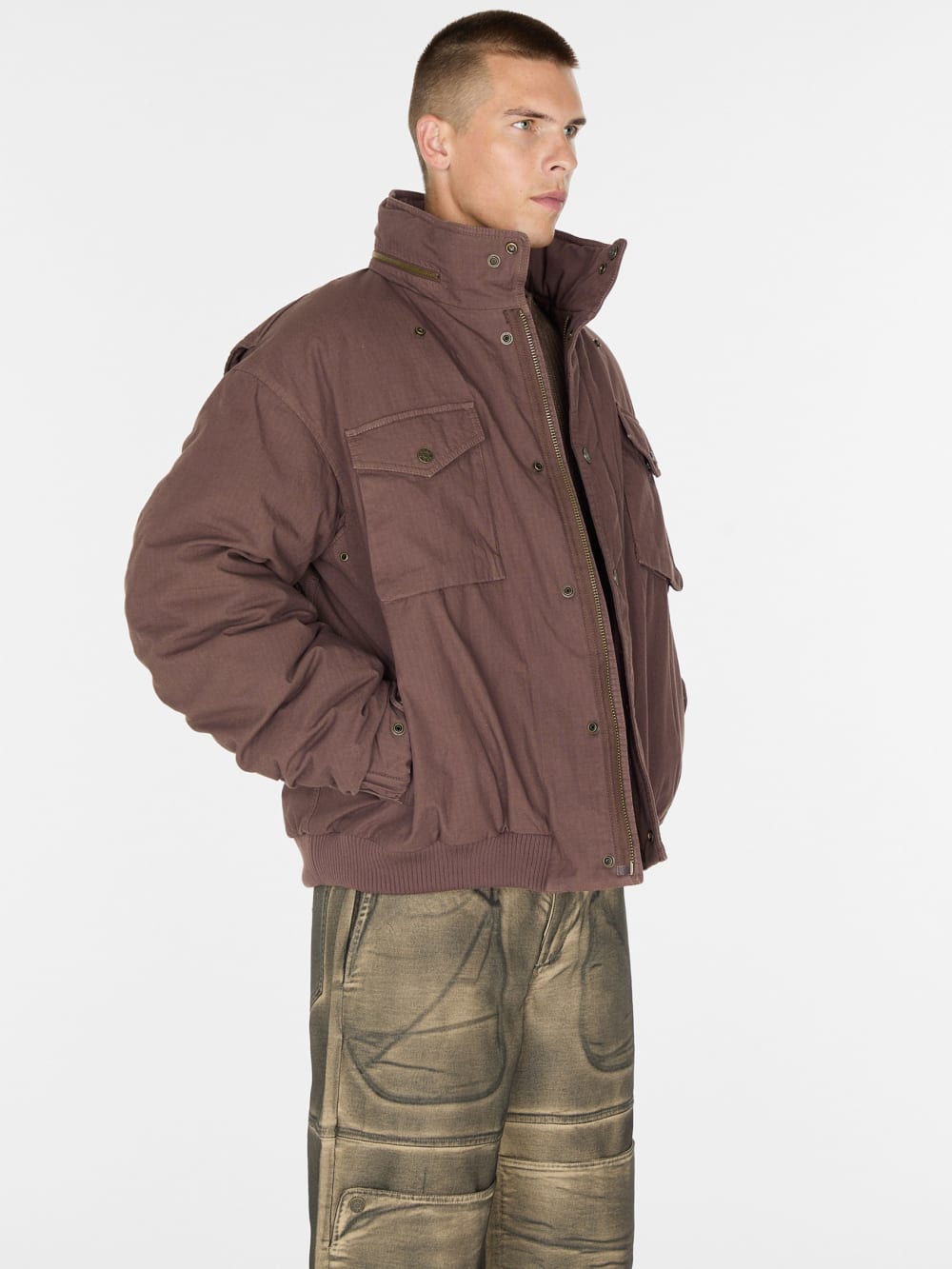 cotton ripstop parka jacket
