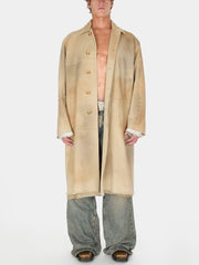 paneled trench coat