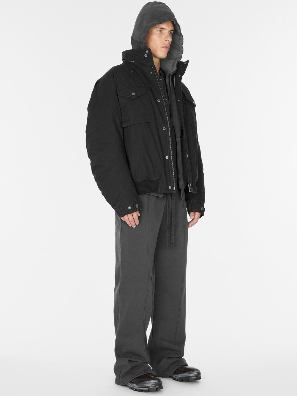 cotton ripstop parka jacket