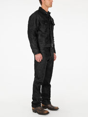 leather trucker jacket