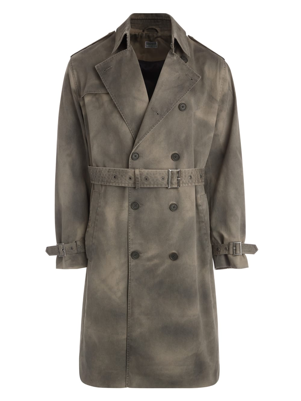 woven trench coat