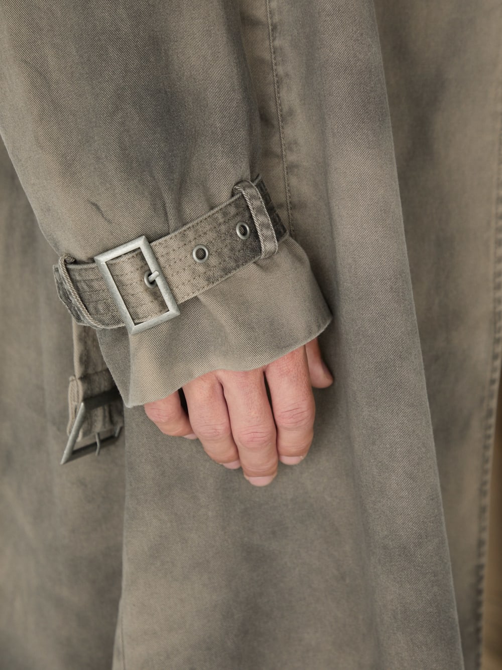 woven trench coat