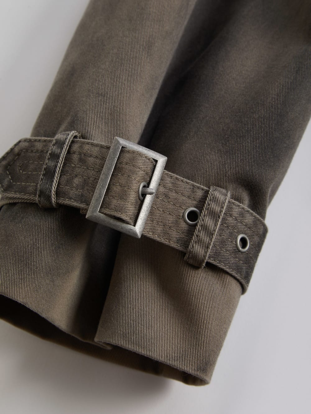 woven trench coat