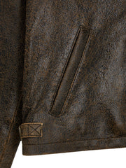 Cracked Leather Jacket