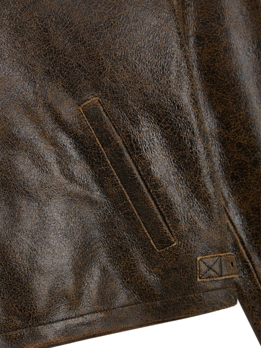 Cracked Leather Jacket