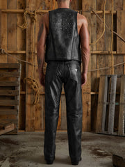 leather vest