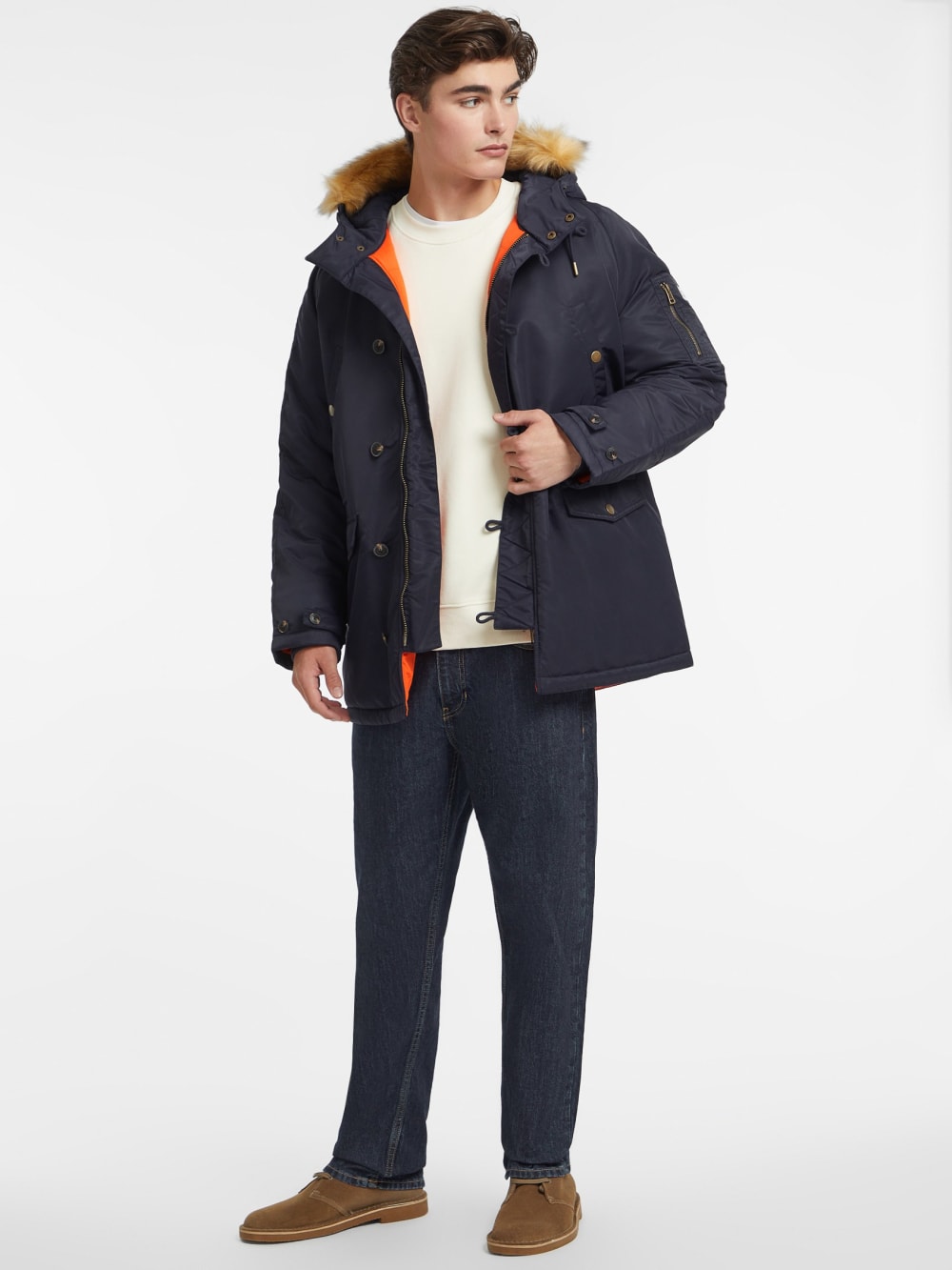 Hooded Nylon Parka