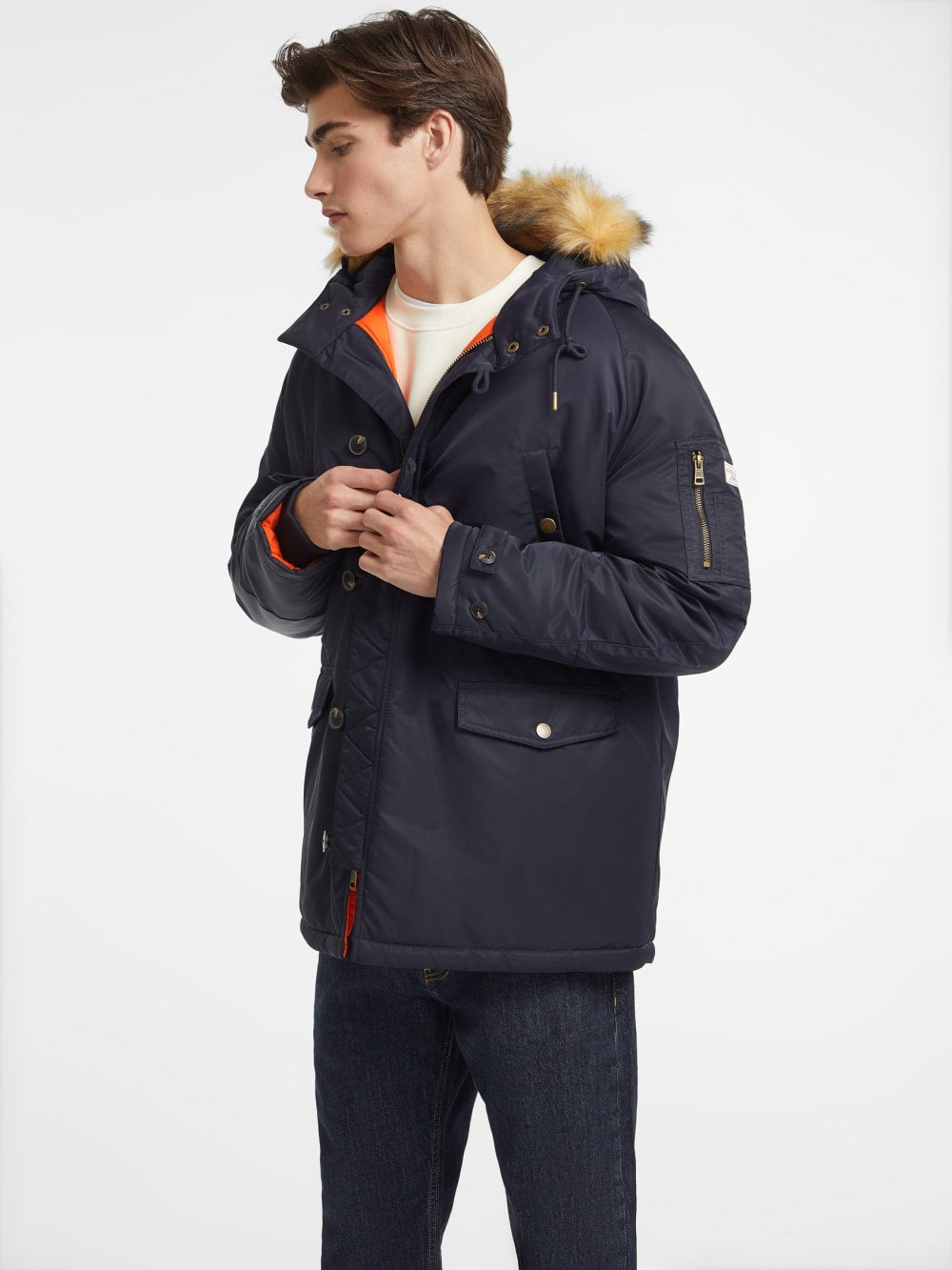 Hooded Nylon Parka