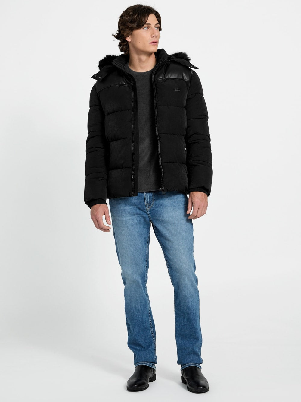 Hooded puffer jacket