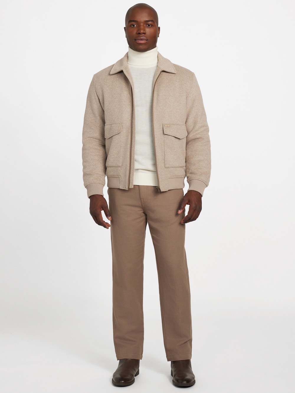 Eco Padded Wool-Blend Jacket