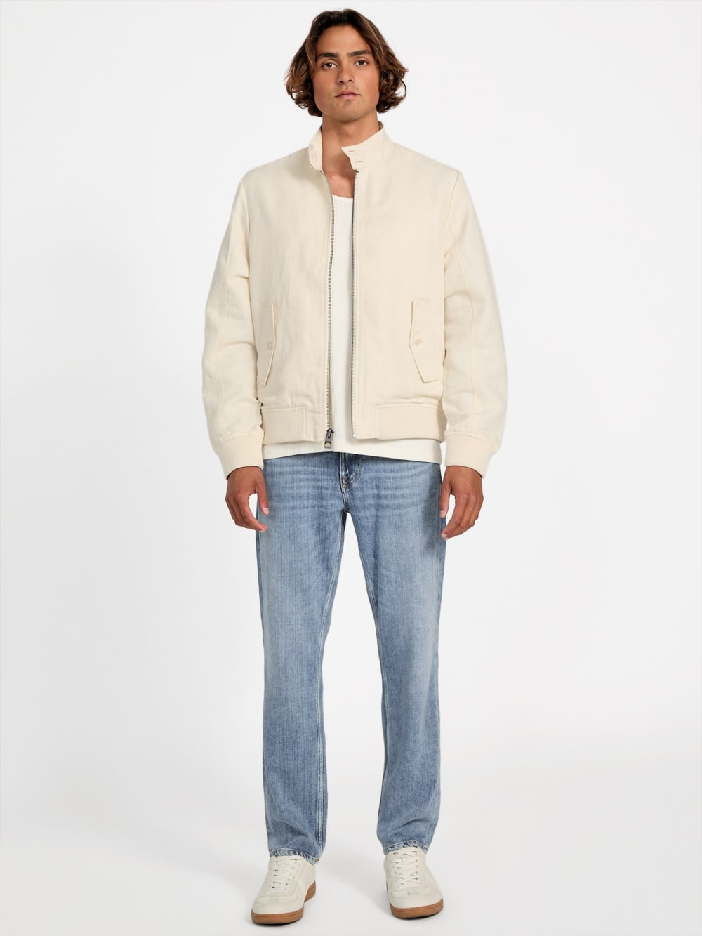 Eco Nolan Linen Harrington Jacket