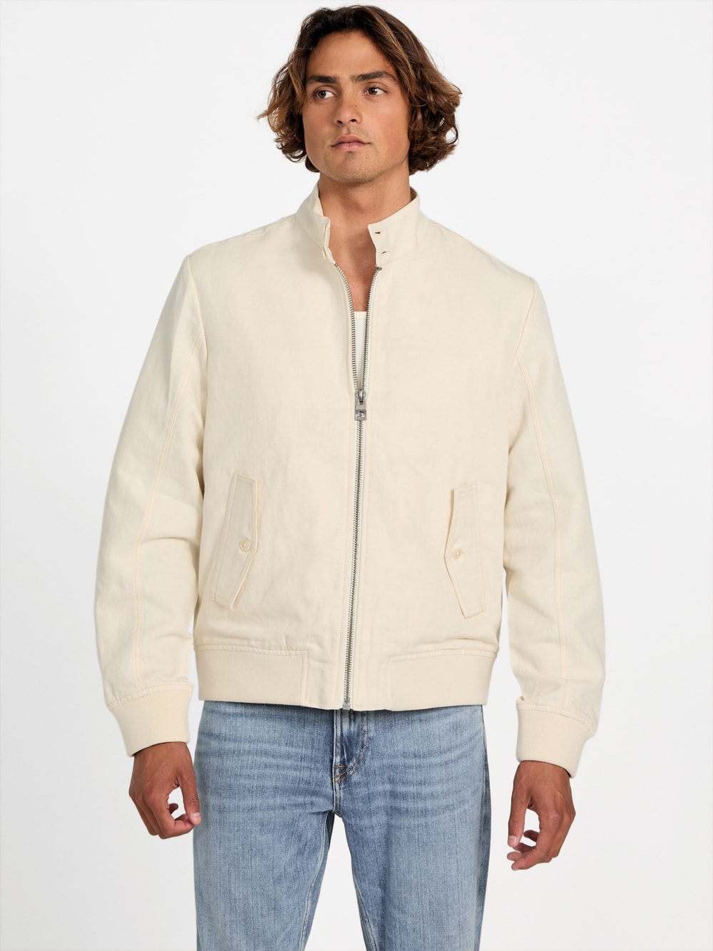 Eco Nolan Linen Harrington Jacket