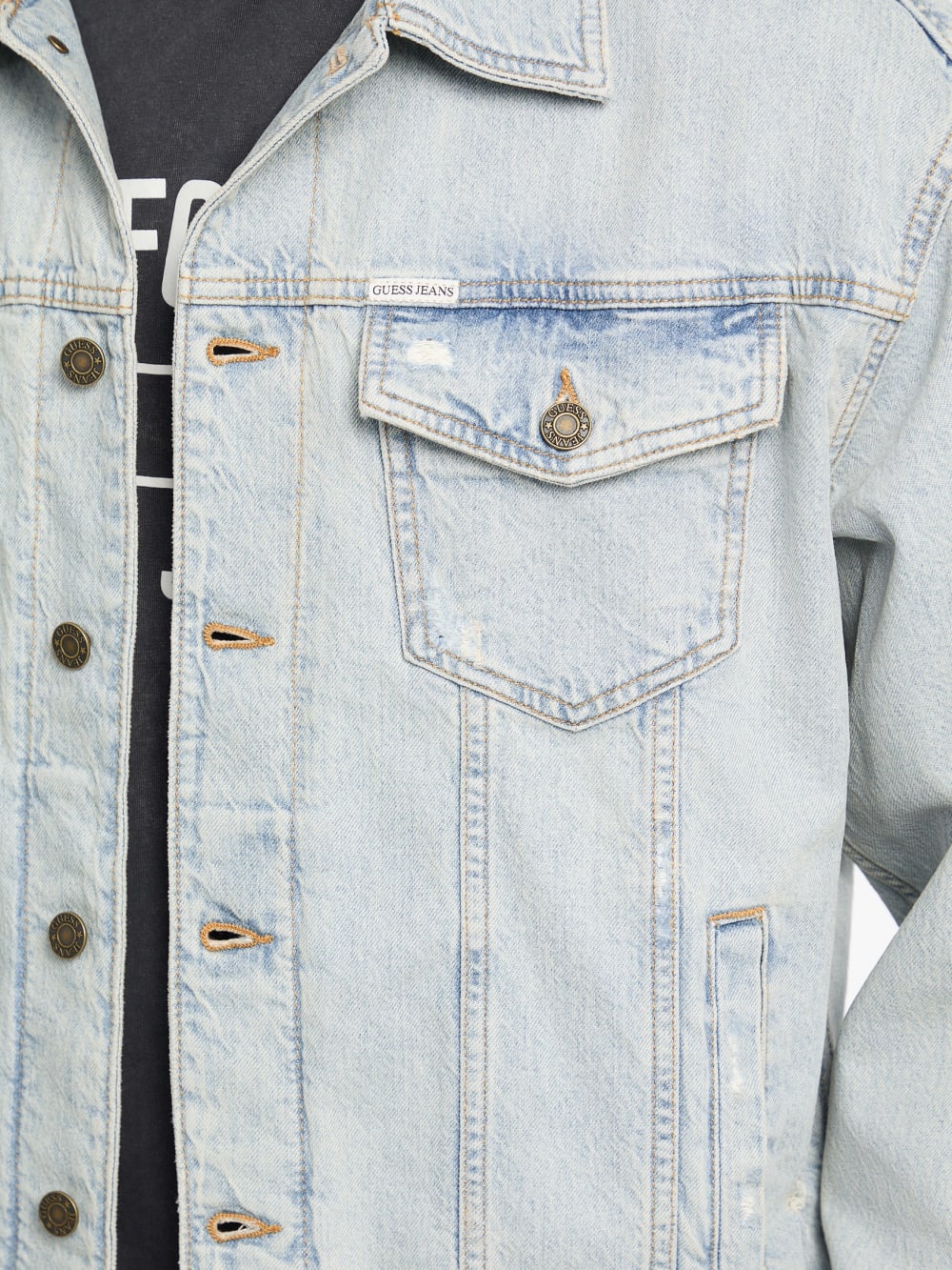 Oversized Denim Truck Jacket