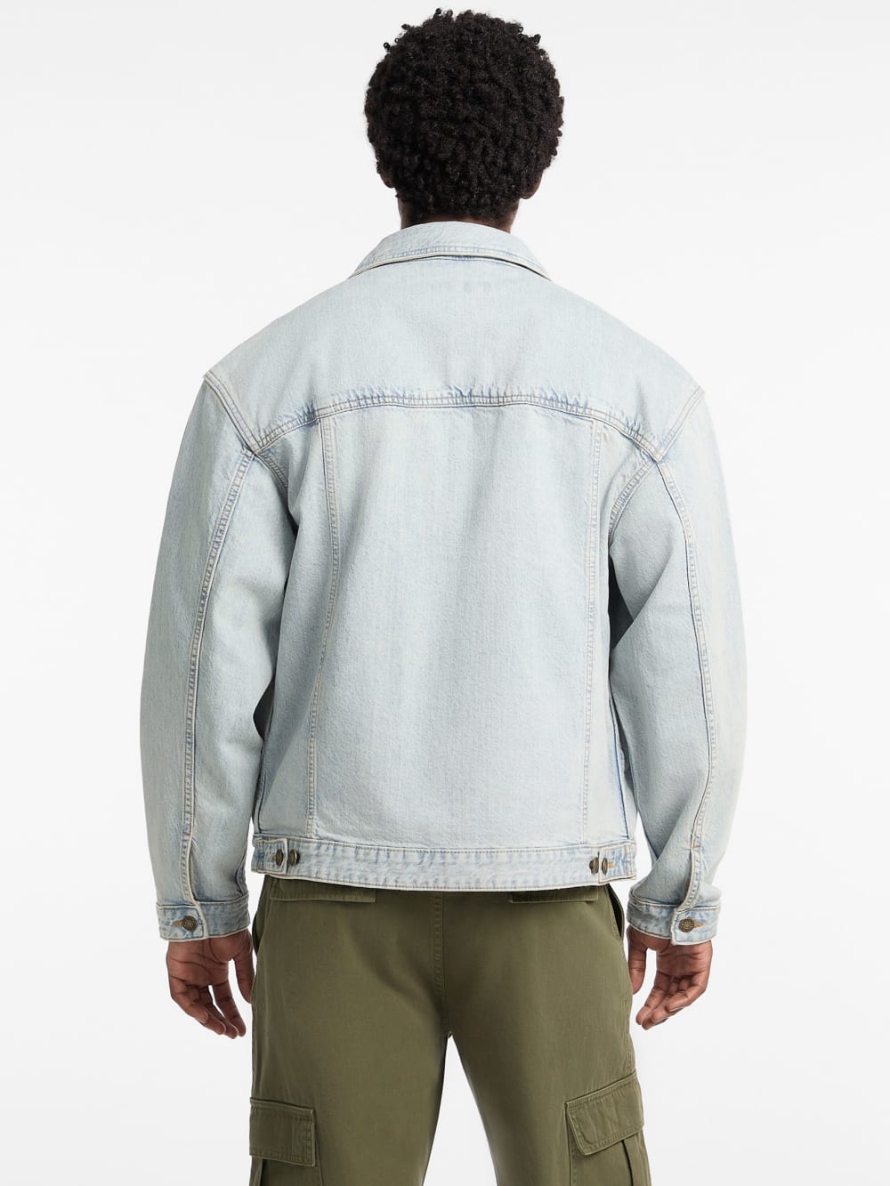 Oversized Denim Truck Jacket