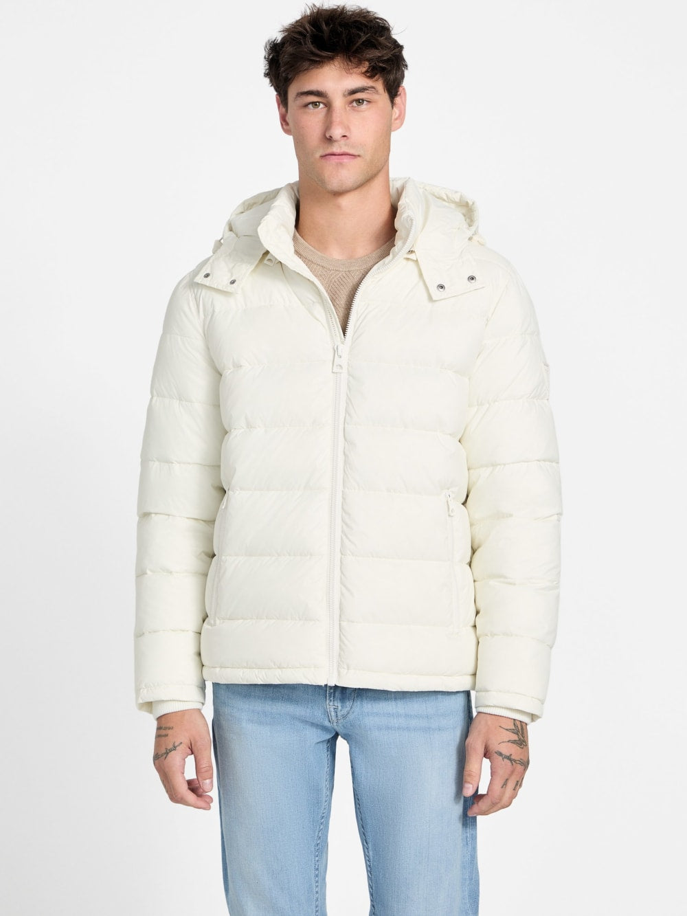 Glacier Matte Nylon Puffer Jacket
