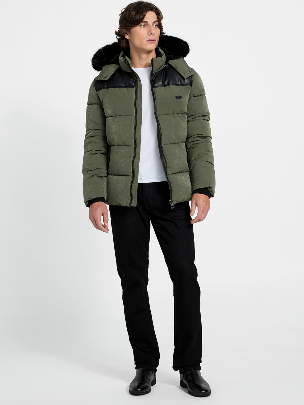 Hooded puffer jacket