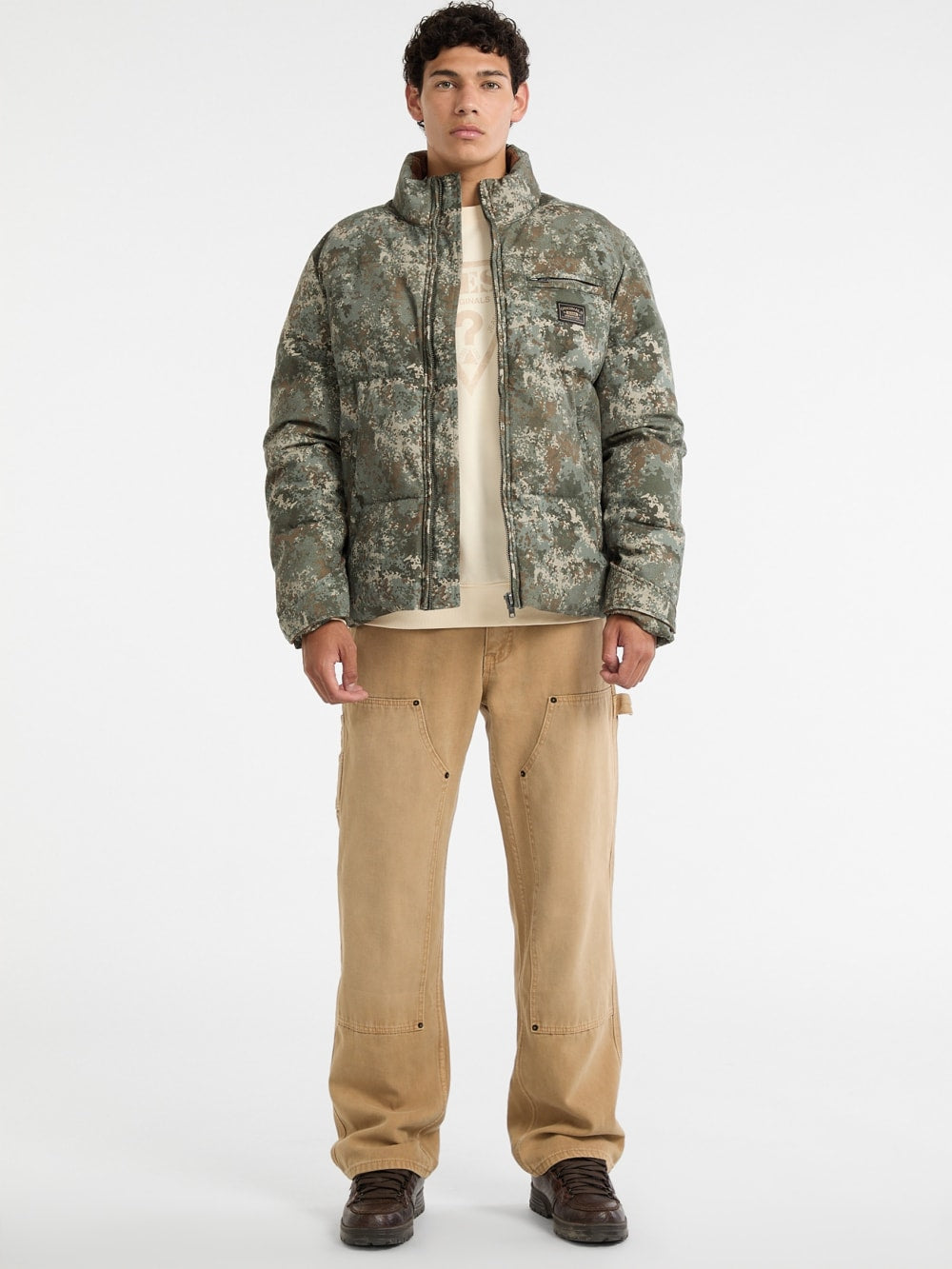 GUESS Originals Canvas Puffer Jacket