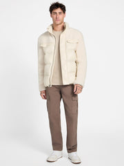 Mix Puffa Shearling Jacket