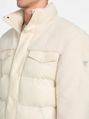 Mix Puffa Shearling Jacket