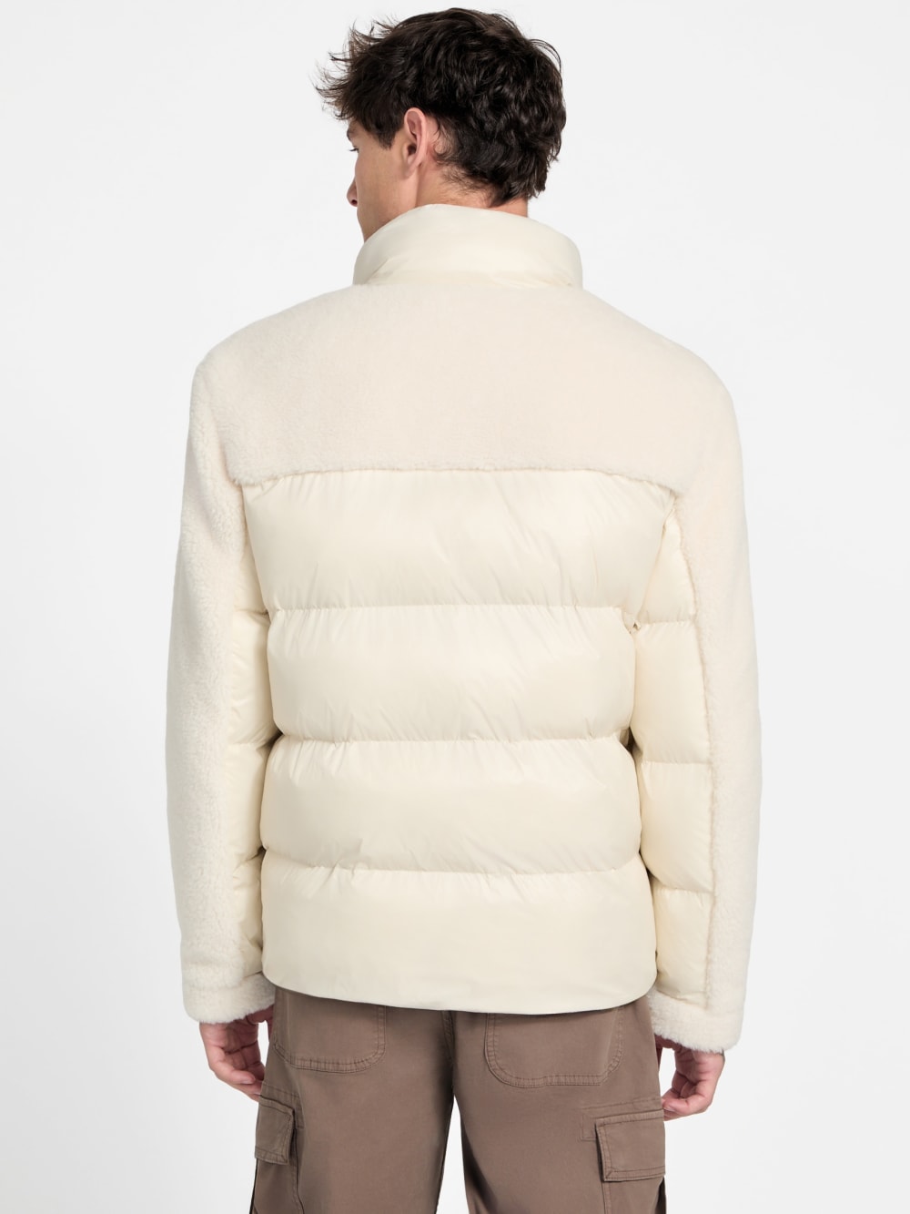 Mix Puffa Shearling Jacket