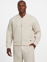 Flight Wool-Blend Scuba Jacket