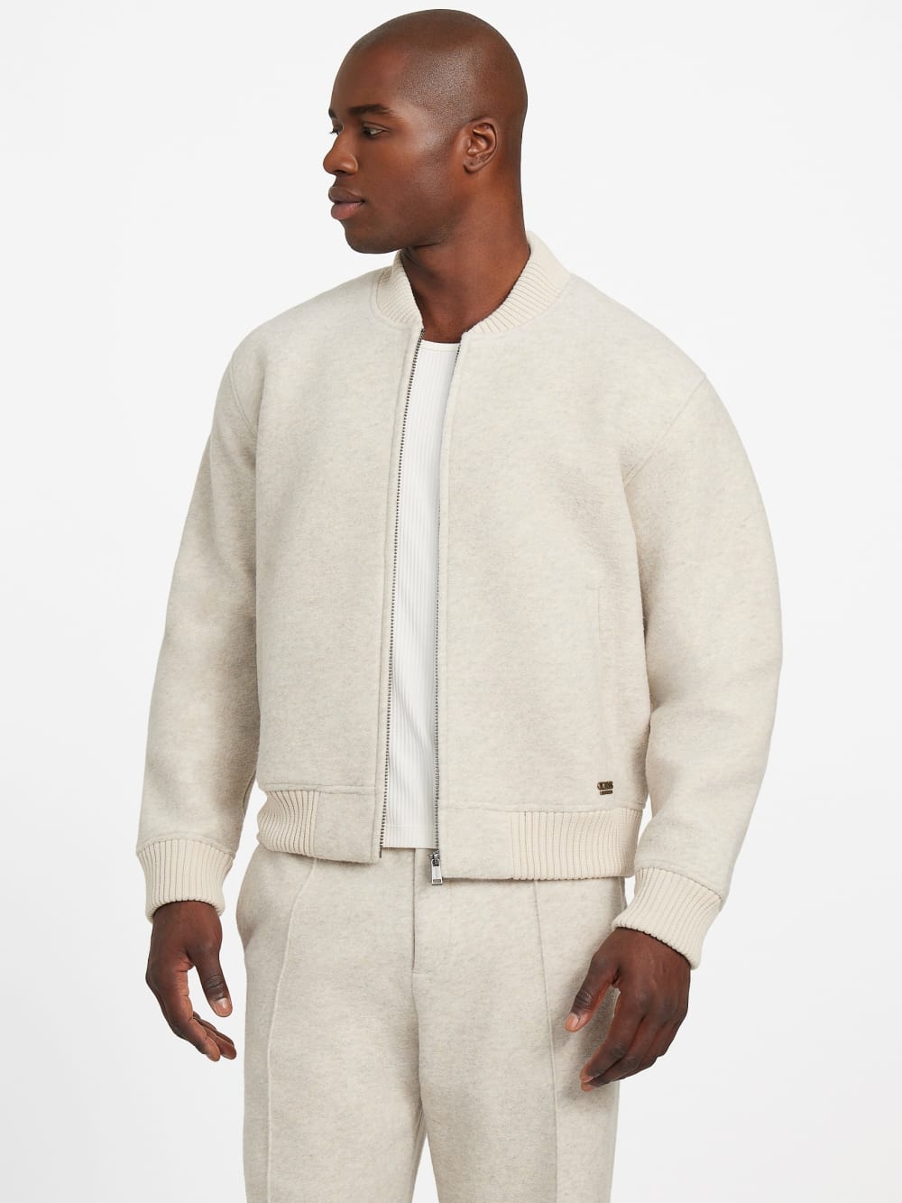 Flight Wool-Blend Scuba Jacket
