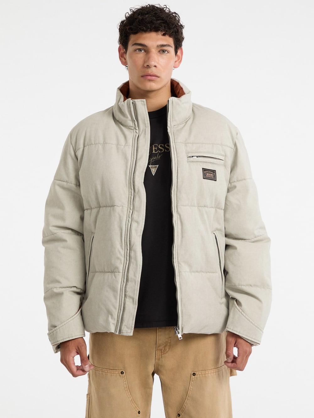 GUESS Originals Canvas Puffer Jacket