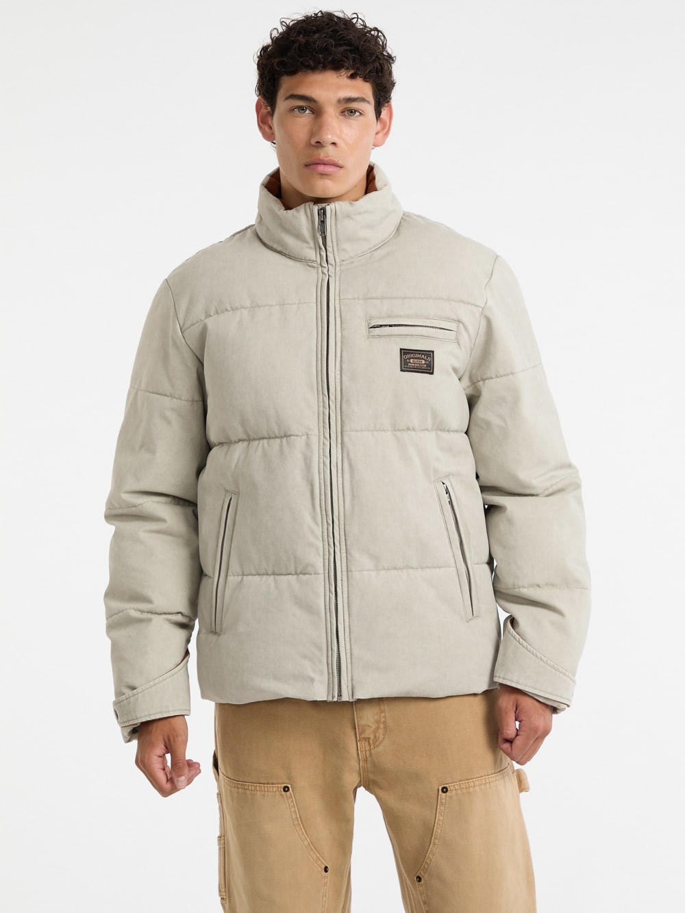 GUESS Originals Canvas Puffer Jacket