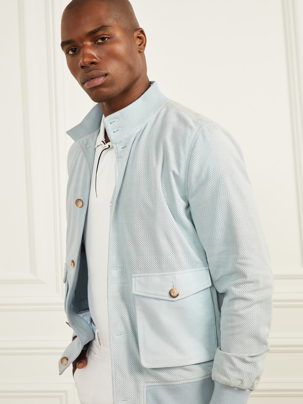 Suede Flight Jacket