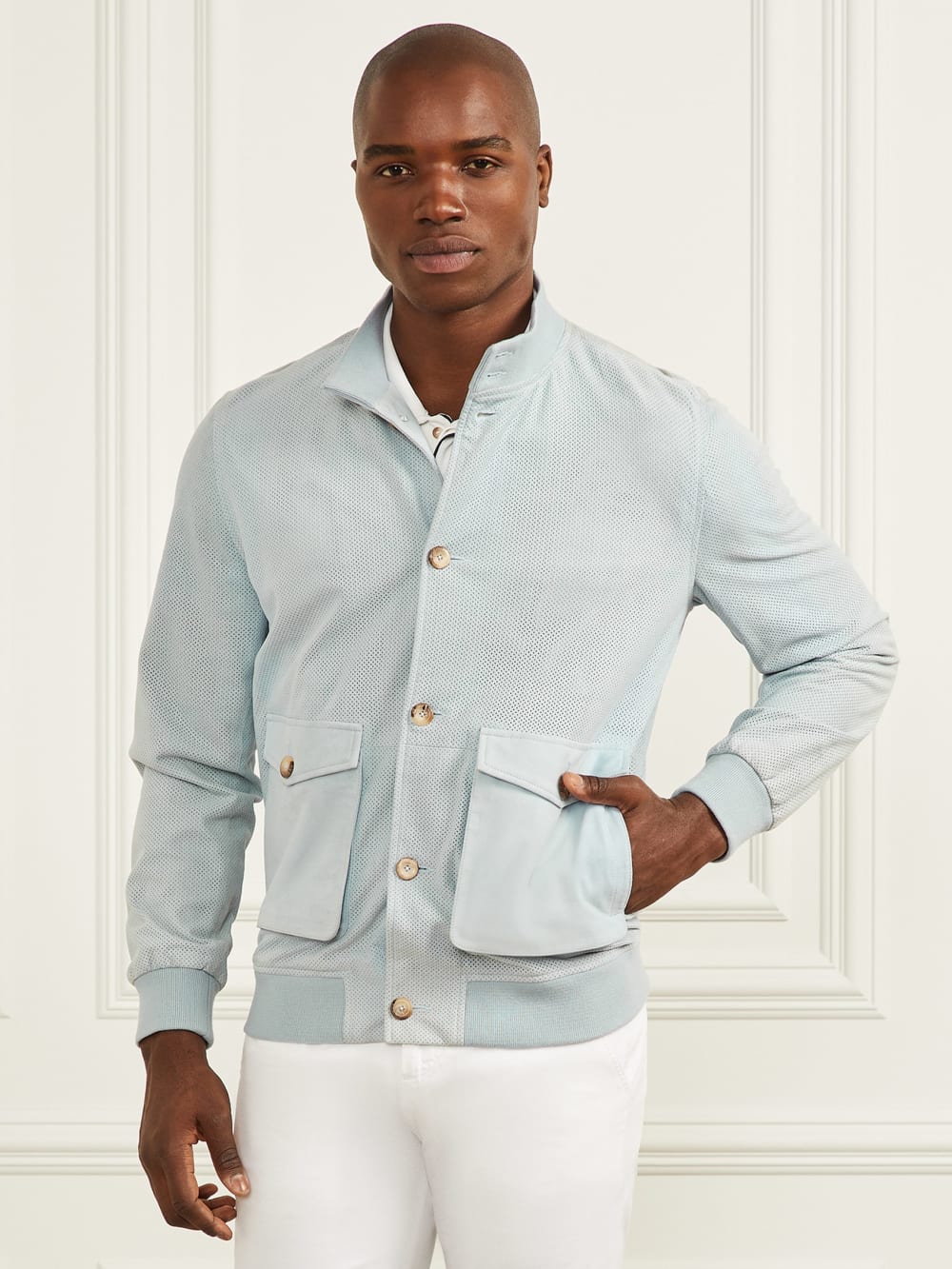 Suede Flight Jacket