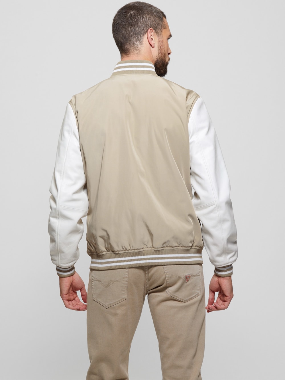 Color-Block Varsity Jacket