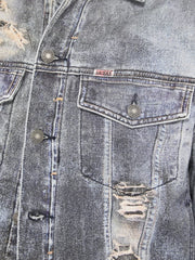 GUESS Originals Printed Trucker Denim Jacket