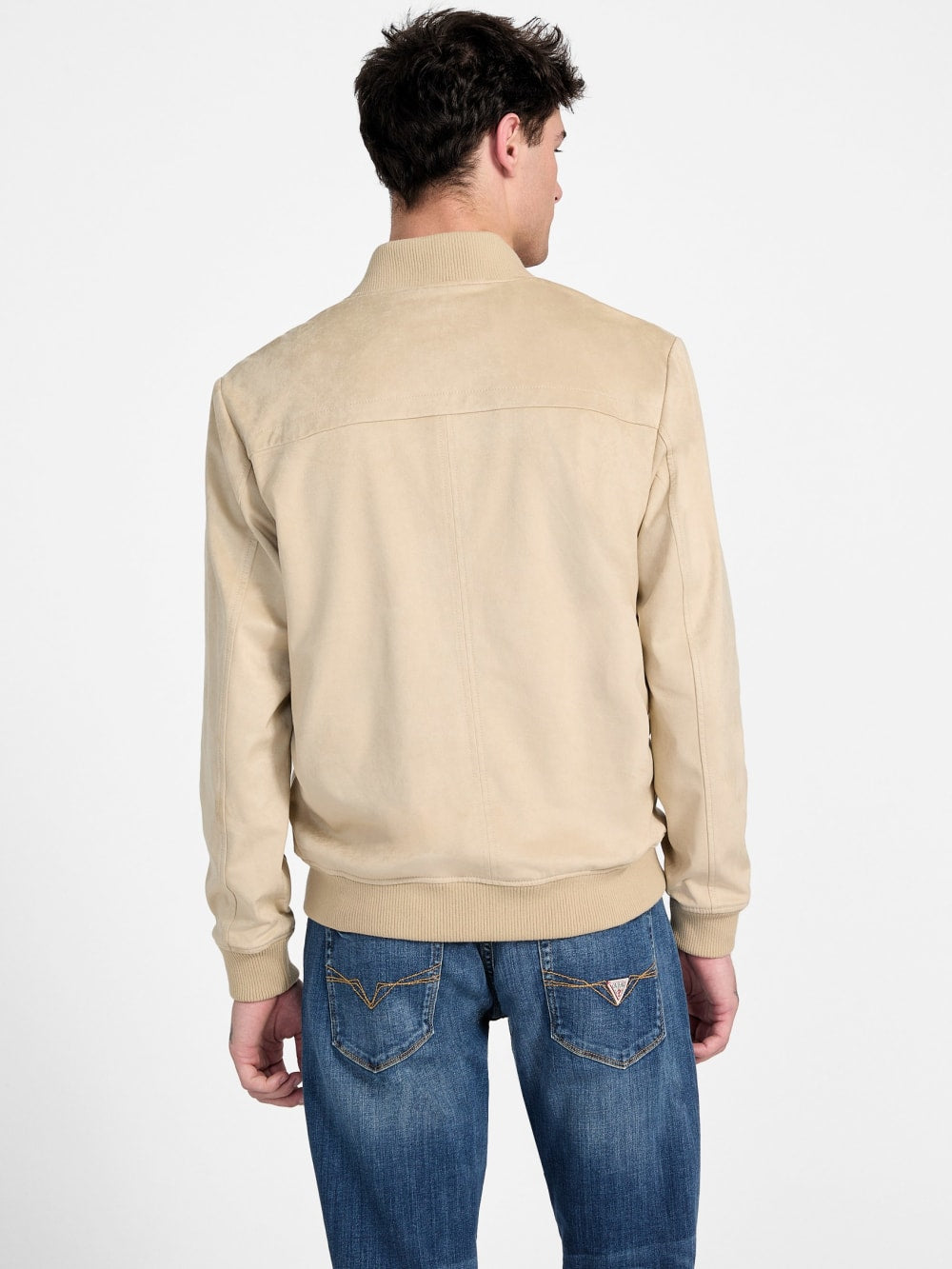 Eco Faux-Suede Flight Jacket