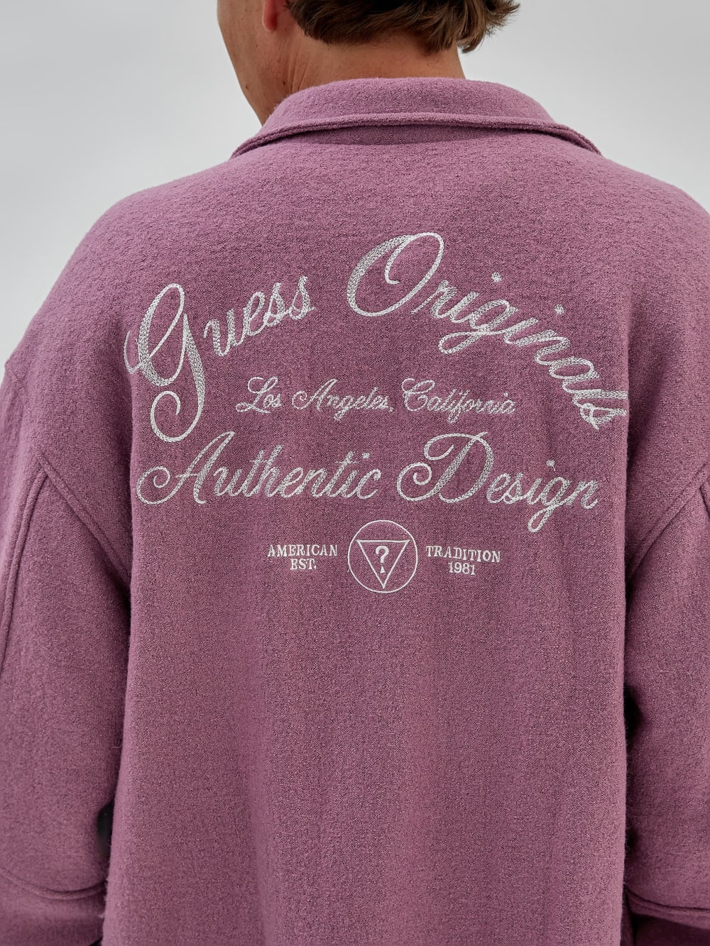 GUESS Originals Wool-Blend Varsity Jacket