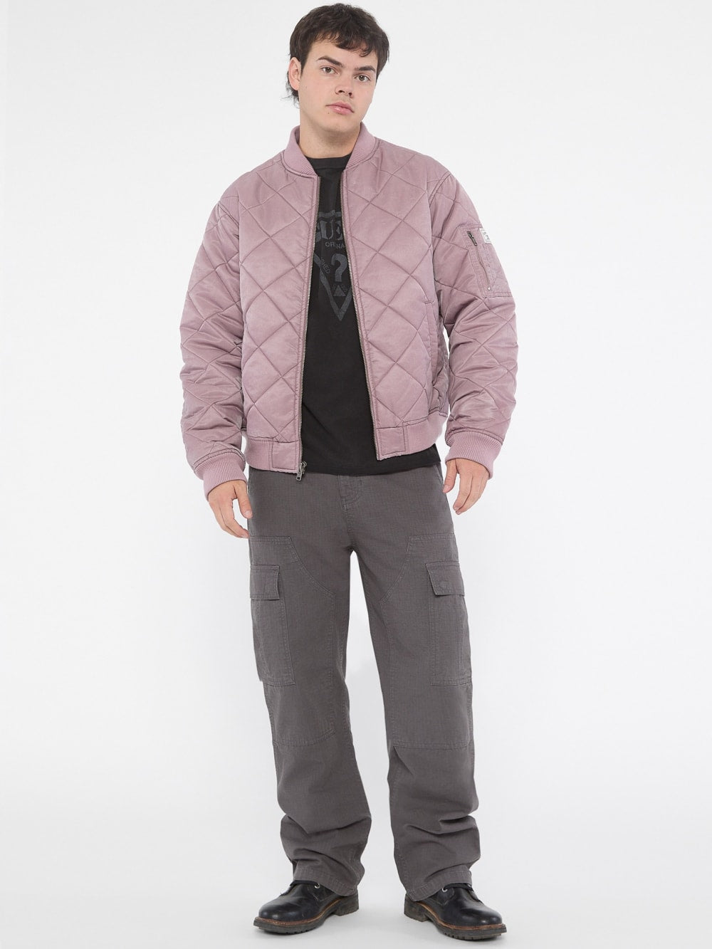 GUESS Originals Quilted Flight Jacket