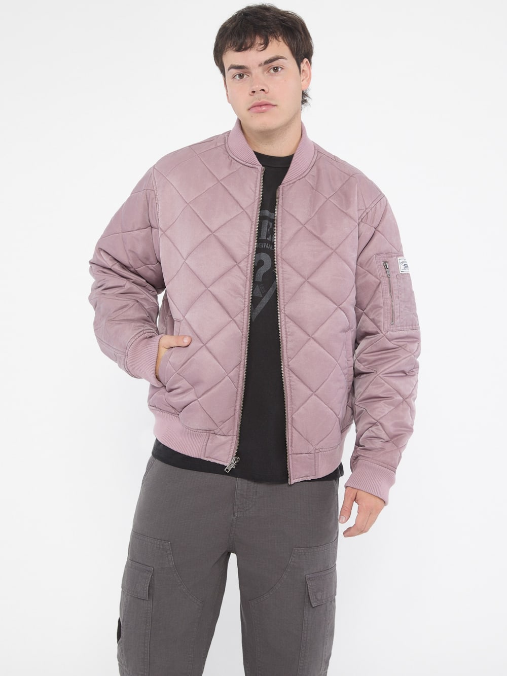 GUESS Originals Quilted Flight Jacket