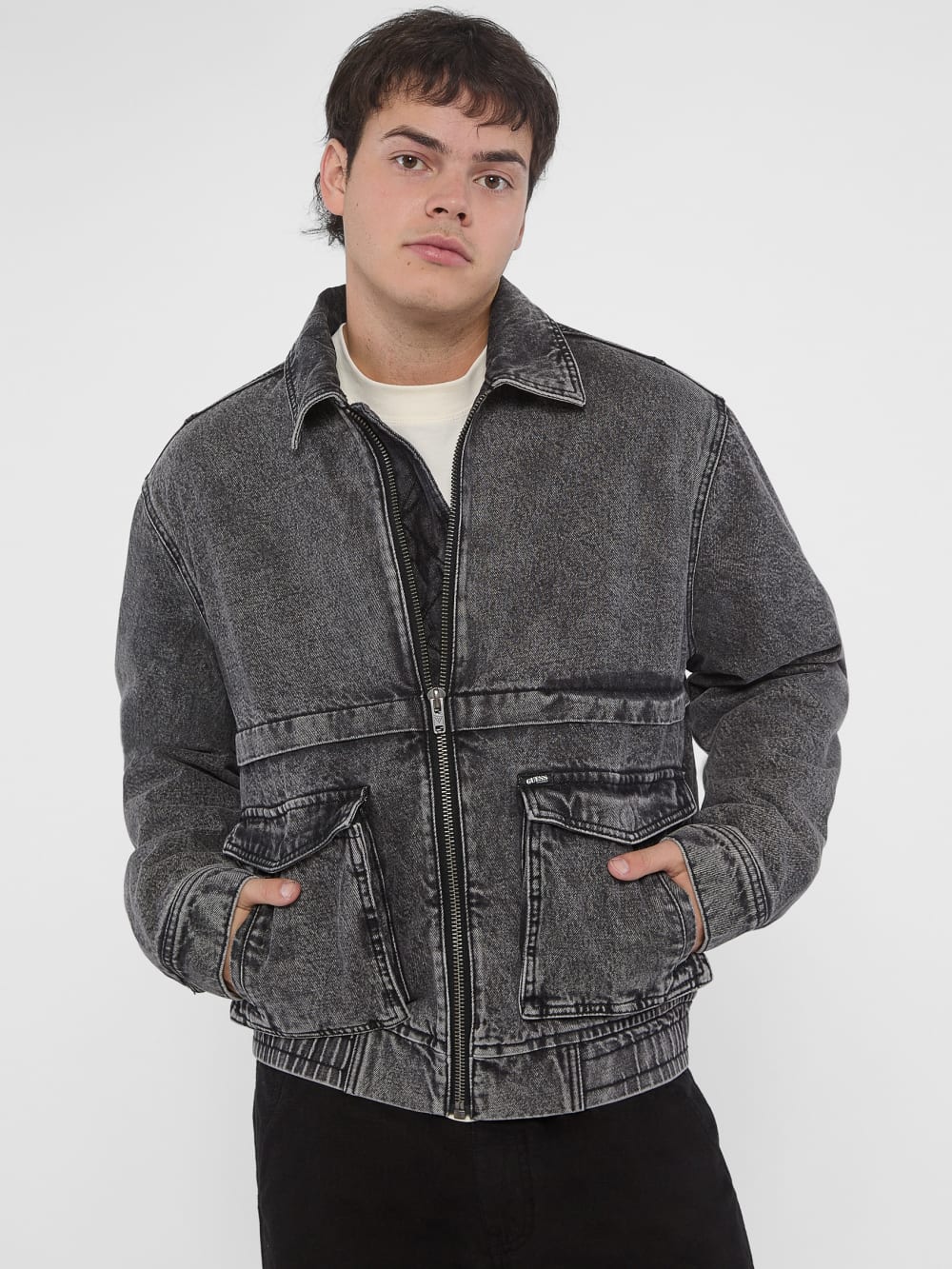 GUESS Originals Acid Wash Denim Jacket