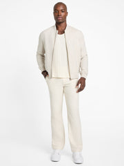 Eco Herringbone Flight Jacket