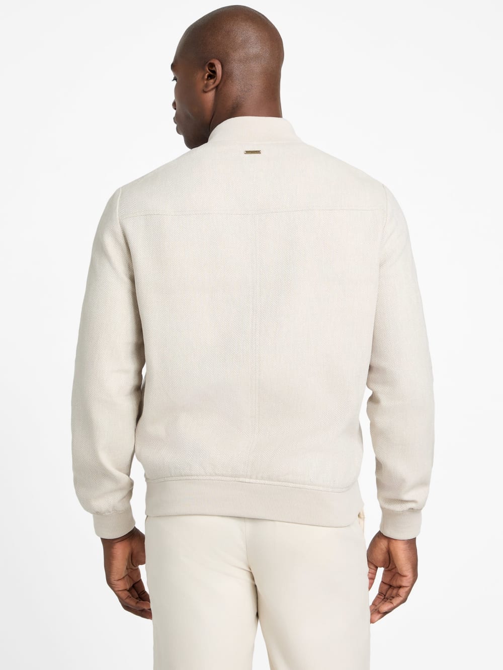 Eco Herringbone Flight Jacket